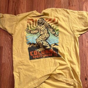 Columbia Yellow Casual T-Shirt